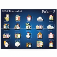 2016 Takvim Seti (20'li Paket) 