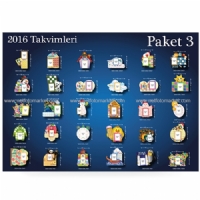 2016 Takvim Seti (30'lu Paket) 