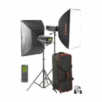 JINBEI Digital LCD Ekran DPSIII 300w/s Kit 2'li Parafla Set 