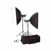 JINBEI Digital Pioneer DP 600w/s Kit 2'li Parafla Set 
