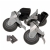 JINBEI C-22 Caster Kit Ik Stand Tekerlek 