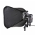 JINBEI Katlanabilir Softbox Stdyo Fla Adaptr le F-40x40